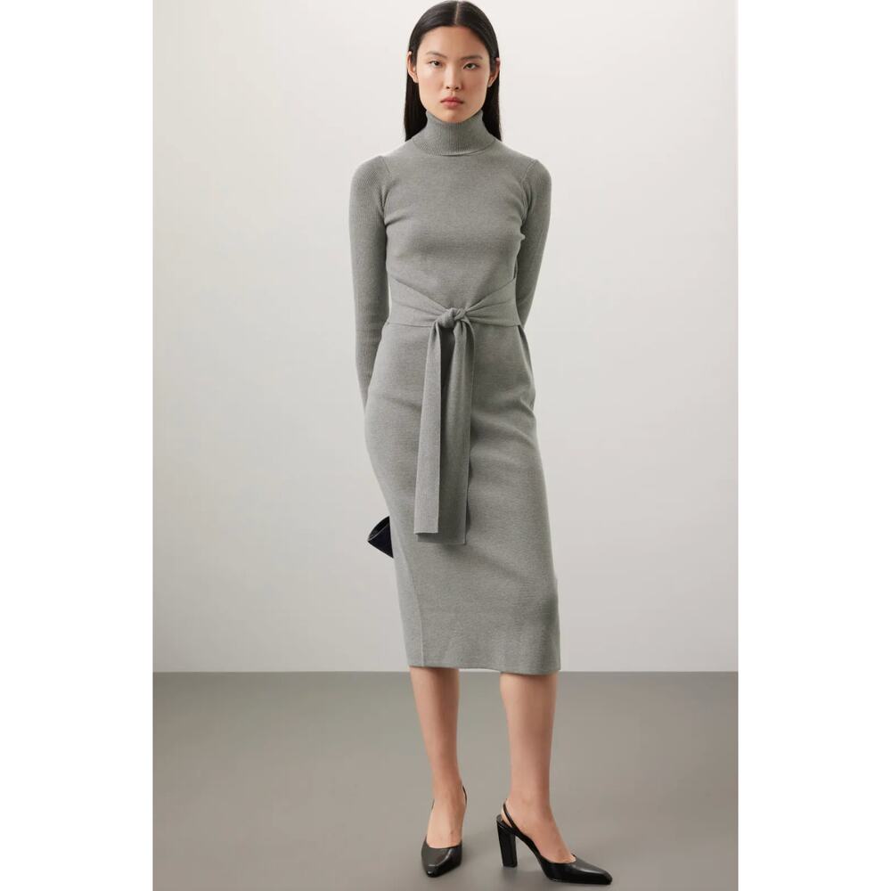 Toccin Knit Tie Front Dress